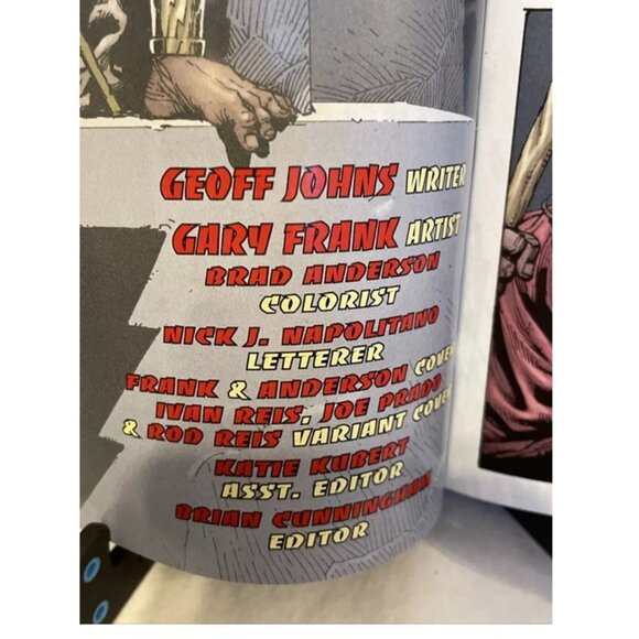 Justice League Vol 2 #0 SHAZAM! 2012 Gary Frank Cover Geoff Johns Writer - Picture 4 of 11